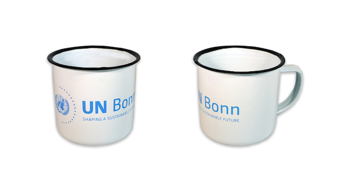 UN Bonn enamel cup