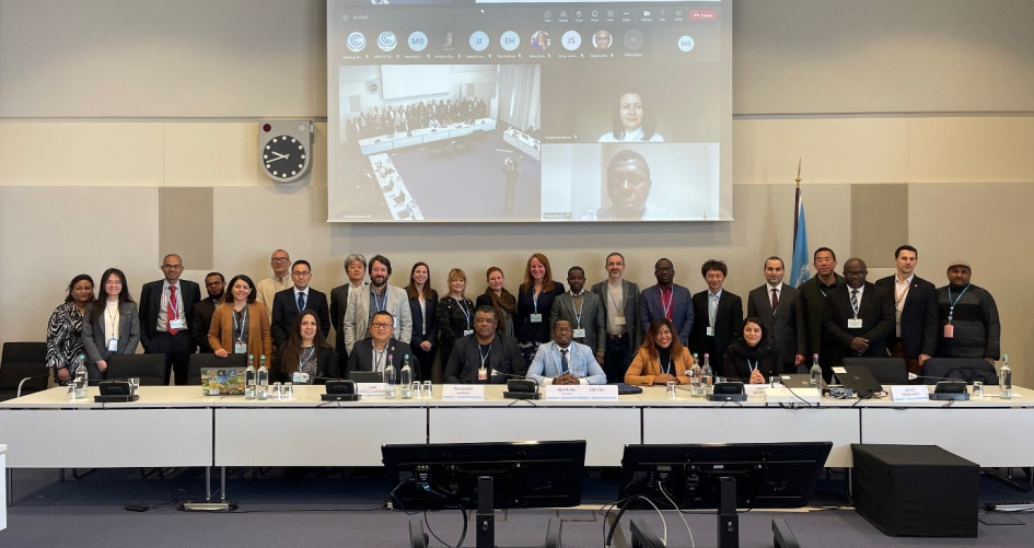 Mitglieder der Beratenden Sachverständigengruppe (CGE) mit Mitarbeitern der UN-Klimasekretariats auf der 9. Sitzung der CGE in Bonn.