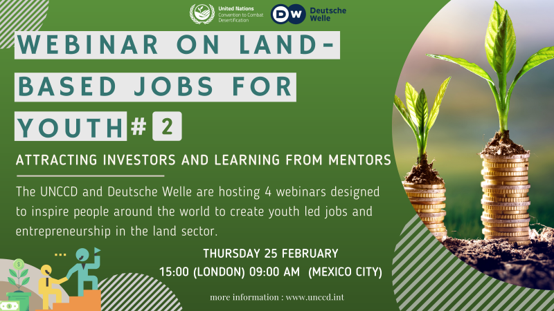 Webinar on land-based jobs for youth