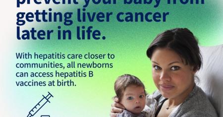 Hepatitis B vaccine can prevent your baby from getting liver cancer later in life.